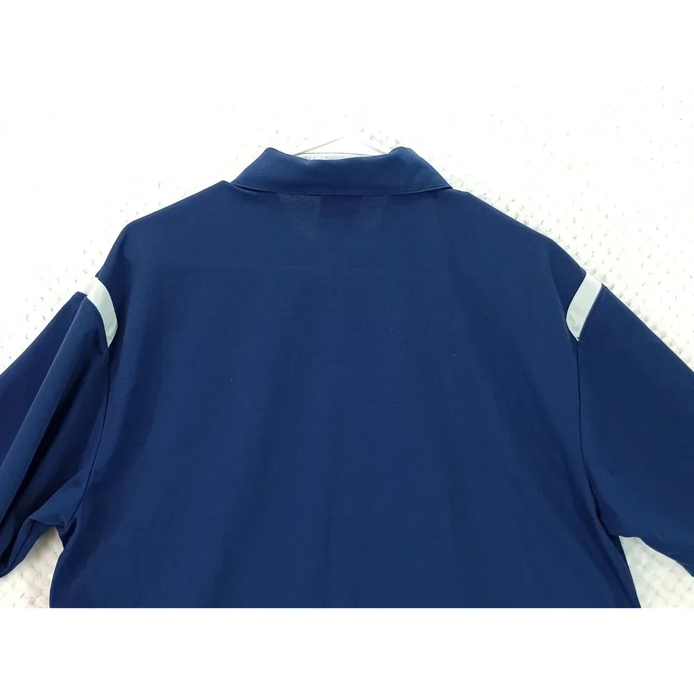 Nike Golf Dri-Fit Men's Large Navy Blue Polo Shirt